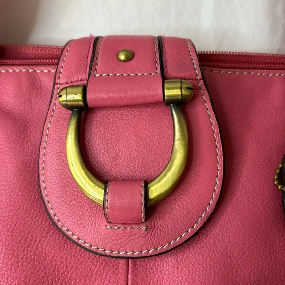 Genuine Pink Leather Purse - Picture 3 of 10